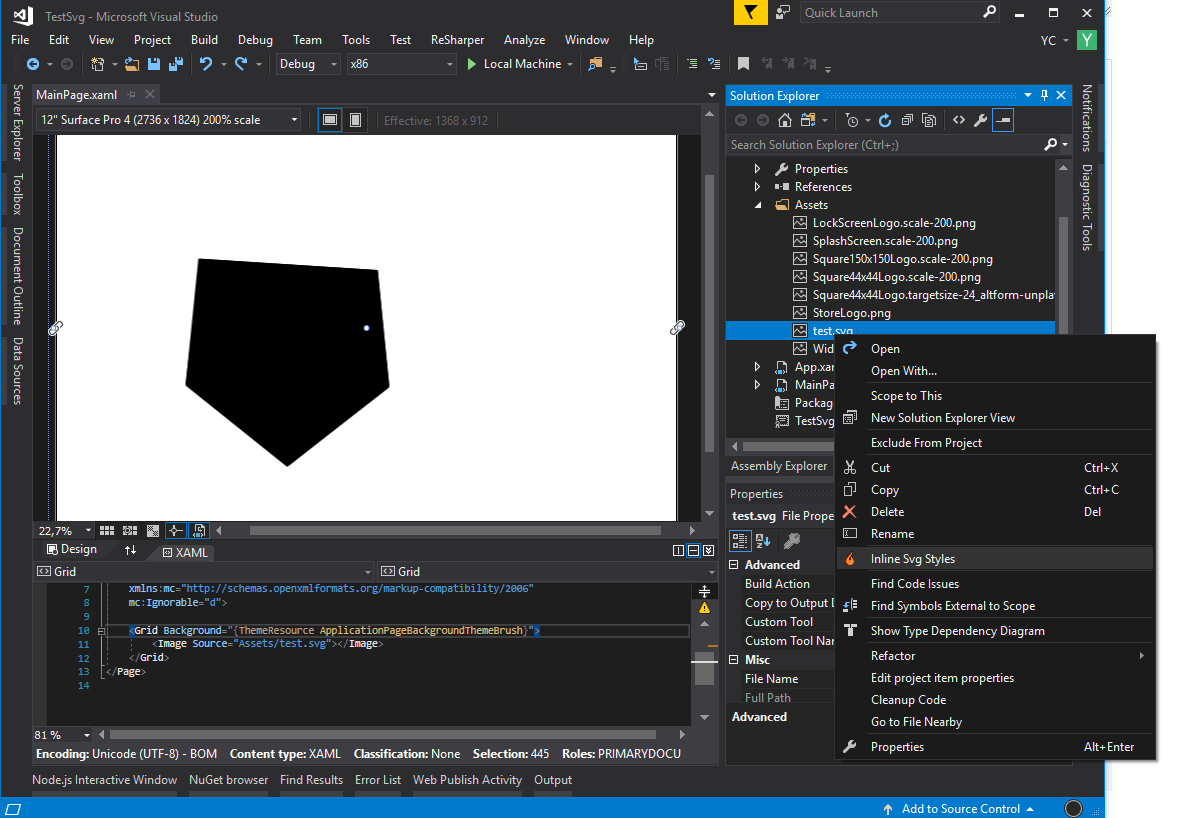 Svg For Uwp Converter Visual Studio Marketplace